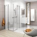 RAVAK CHROME CRV2-90 sprchové dvere,satin + Transparent 1QV70U00Z1