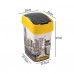 CURVER FLIP BIN NEW YORK 25L Odpadkový kôš 47 x 26 x 34 cm žltá/sivá 02171-N27