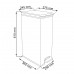 CURVER SLIM BIN odpakový kôš, 61 x 25 x 40 cm, 40 l, strieborná, 02340-582