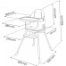 CURVER MULTI DINE detská stolička, 64 x 60 x 90 cm, zelená/béžová 17202333