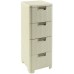 VÝPREDAJ CURVER Zásuvka 4x 14l RATTAN Style - krémová, Prasknuté