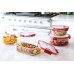CURVER SMART COOK 0,9L dóza 20 x 15 x 7 cm transparentná/červená 00114-472