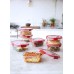 CURVER SMART COOK 0,9L dóza 20 x 15 x 7 cm transparentná/červená 00114-472