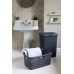 CURVER STYLE 40L Kôš na špinavú bielizeň 44,8 x 61,5 x 26,5 cm, tmavo sivý 00709-308
