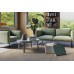 CURVER DECO STOCKHOLM L box úložný 39,5 x 29,5 x 25 cm zelené lístky 04711-Y89