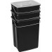 CURVER BIOBOX 2x10L+6L Recyklačný set čierny 08993-840