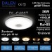 DALEN inteligentné LED stropné osvetlenie DL-C406T