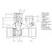 Danfoss Leno MSV-S uzatvárací ventil, DN25, vnútorný závit 003Z4013
