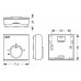 Danfoss FH-WS priestorový termostat - prevedenie špeciálna, 24 V 088H0024