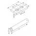 Danfoss Rozeta + 2 kryty na potrubia pre VHX chróm 013G3208