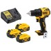 DeWALT DCD708P3T Aku vŕtačka (65Nm/18V/3x5Ah) kufor Tstak