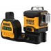 DeWALT DCE089NG18 Laser samonivelačný kríž, 3x 360 ° zelený lúč 18V 1x kufor Tstak