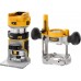 DeWALT DCW604P2 Aku kombinovaná frézka XR (8mm/18V/2x5,0Ah) kufor Tstak