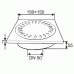 Podlahová vpusť spodnej DN 50/55N nerez 320N