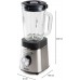 DOMO Stolný mixér so sklenenou nádobou 1,75l, 1400W DO740BL