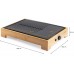DOMO Bamboo Style Stolný elektrický gril Plancha (42x28cm/1800W) DO9271G