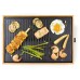 DOMO Bamboo Style Stolný elektrický gril Plancha (42x28cm/1800W) DO9271G