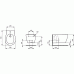 IDEAL Standard CONNECT závesný bidet E712601