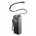 EcoFlow RAPID Powerbanka (25 000 mAh, 170 W) 2×100 W vstavaný USB-C kábel – strieborná