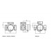 ESBE VRG 232 prepínací ventil G 1 1/4 ", DN: 25, KVS: 10 m3/hod 11620700