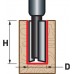 EXTOL PREMIUM fréza drážkovacia do dreva, D16xH25, stopka 8mm 8802116