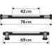 EXTOL LIGHT lampa montážná 1200lm, 75cm, rotačná a kĺbová 43157