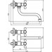 FERRO ANTICA Drezová nástenná batéria, 150mm, bronz BAI5BR