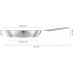 Fiskars All Steel Pure Panvica na vyprážanie, 28cm 1065628