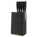 BAZÁR FISKARS Functional Form blok čierny s 5 nožmi (102638) 1014190 POŠKODENÝ BLOK!!