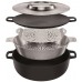 Fiskars Norden Grill chef liatinový hrniec s pokrievkou, 30cm 1066430