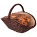 HS FLAMINGO Kôš na drevo prútený oválny, juta HSF15-072