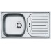 BAZÁR Franke Eurostar ETN 614 N ETHOS 614, 3 1/2", 780x435mm, nerezový drez 101.0286.132