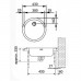 Franke Rambla RAN 610-38 3 1/2 '', 430 mm, nerezový drez 101.0361.012