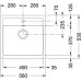 Franke Sirius SID 610, 560x530 mm, tectonitový drez hnedá 114.0264.012