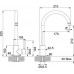 Franke SET G134 granitový drez BFG 611 sivý kameň + batéria FC 650.031 chróm