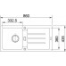 Franke Strata STG 614, 860x435 mm, Fragranitový drez, ónyx 114.0302.382