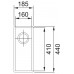 Franke Sirius SID 110-16, 185x440 mm, Tectonitový drez, ónyx 125.0331.028