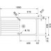Franke Argos AGX 211-100 nerezový dřez, 1000x510 mm 127.0380.396