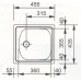 Franke Eurostar ETL 610i, 455x435 mm, nerezový drez, tkaná štruktúra 101.0067.345