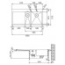 VÝPREDAJ Franke Planar PPX 251/651 TL / 7, 1000x512 mm, nerez.drez ľavý +sifón OHNUTÉ ROHY