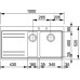 Franke Mythos MTX 651/2, 1000x520 mm, nerezový drez + sifón 101.0120.267