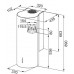 Franke Turn FTU 3805 XS komínový odsávač pár 37cm, nerez 110.0203.224