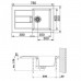 Franke Sirius SID 611, 1000x510 mm, tectonitový drez hnedá 114.0120.459