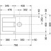 Franke Sirius SID 611-78, 780x500mm, tectonitový drez ónyx 114.0181.973