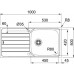 BAZÁR Franke Spark SKX 611-100, 1000x500 mm, kuchynský drez, nerez 101.0504.059 POŠKRÁBANÝ