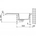 VÝPREDAJ Franke Strata STG 614, 860x435 mm, Fragranitový drez, sivý kameň 114.0263.980