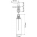 Franke Basic Dávkovač saponátu, 500 ml, Chróm 119.0281.898