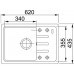 Franke Malta BSG 611-62, 620x435 mm, fragranitový drez, grafit 114.0440.888