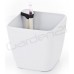 Samozavlažovací kvetináč G21 Cube biele 22cm 6392410
