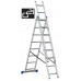 VÝPREDAJ Rebrík G21 3-??dielny 5,1 m 3x8 priečok R__6390383 OHNUTÁ NOHA